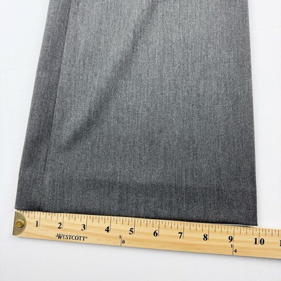 Express Editor Women's Gray Low Rise Flare Leg Dress Pants Size 2R - Picture 11 of 16
